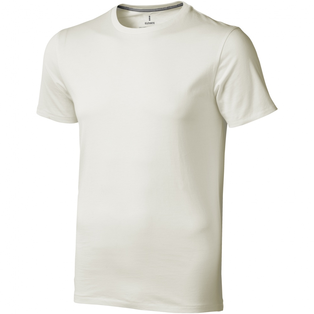 Logotrade promotional products photo of: Nanaimo short sleeve T-Shirt, light gray