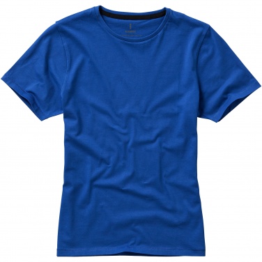 Logo trade promotional products picture of: Nanaimo short sleeve ladies T-shirt, blue