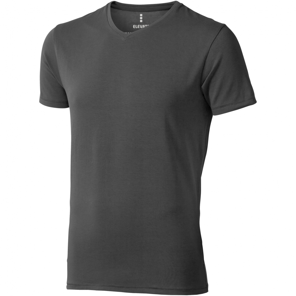 Logotrade advertising products photo of: Kawartha short sleeve T-shirt, dark grey