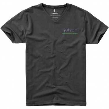 Logotrade corporate gift picture of: Kawartha short sleeve T-shirt, dark grey