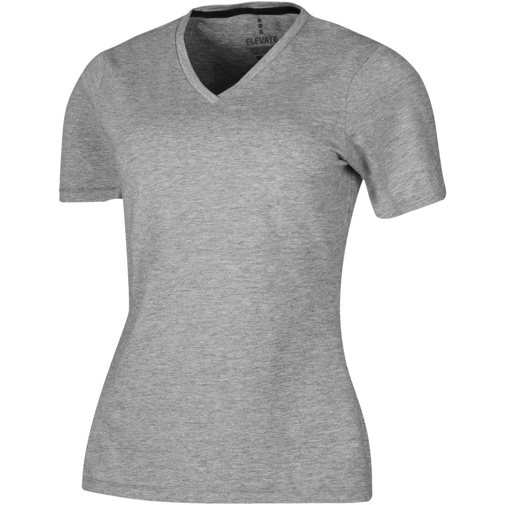 Logotrade corporate gift image of: Kawartha short sleeve ladies T-shirt, grey
