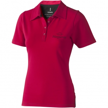 Logo trade promotional giveaways image of: Markham short sleeve ladies polo