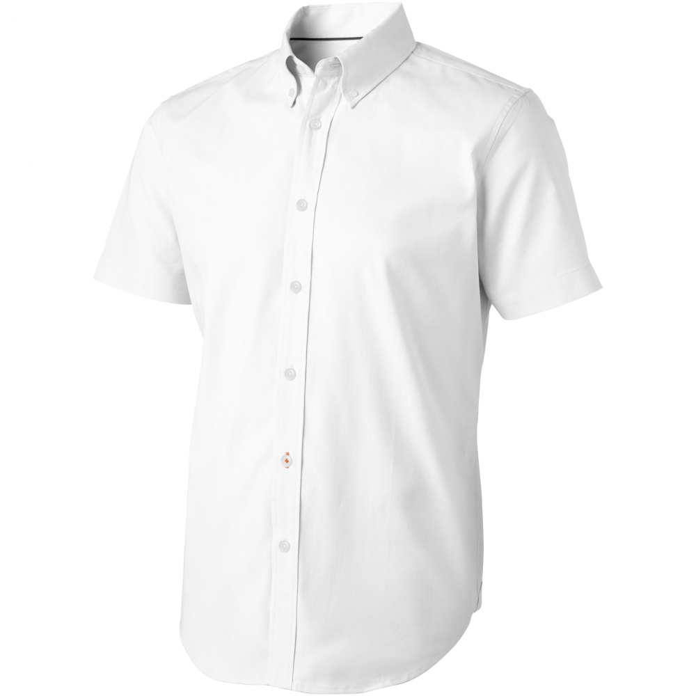 Logotrade promotional merchandise image of: Manitoba short sleeve shirt, white