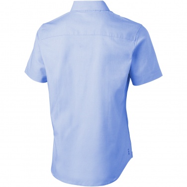 Logo trade promotional merchandise photo of: Manitoba short sleeve shirt, light blue
