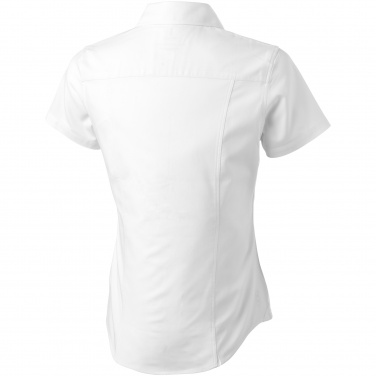 Logotrade promotional products photo of: Manitoba short sleeve ladies shirt, white