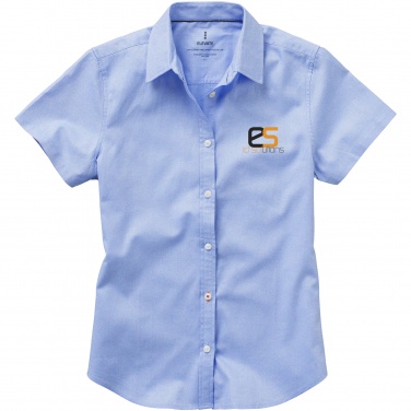 Logotrade corporate gift picture of: Manitoba short sleeve ladies shirt, light blue