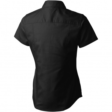 Logotrade promotional giveaway picture of: Manitoba short sleeve ladies shirt, black