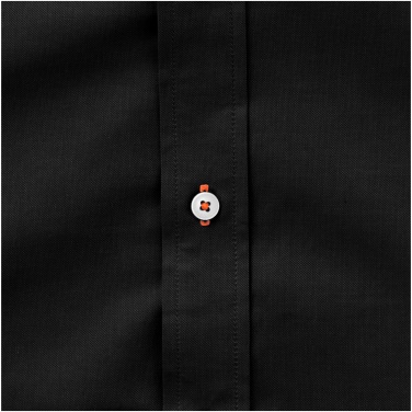 Logo trade advertising product photo of: Manitoba short sleeve ladies shirt, black
