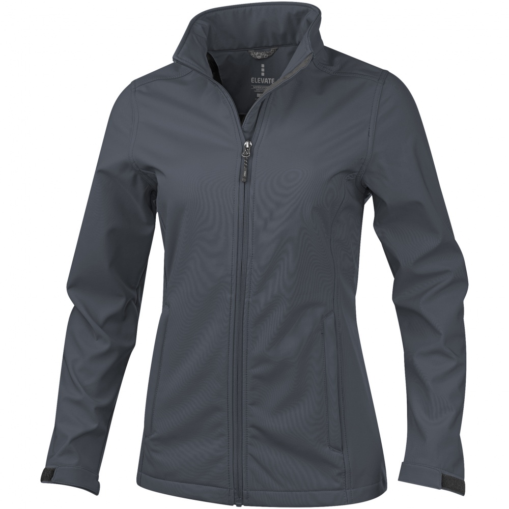 Logotrade promotional merchandise image of: Maxson softshell ladies jacket, grey