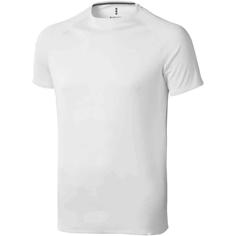 Logo trade promotional gifts picture of: Niagara short sleeve T-shirt, white