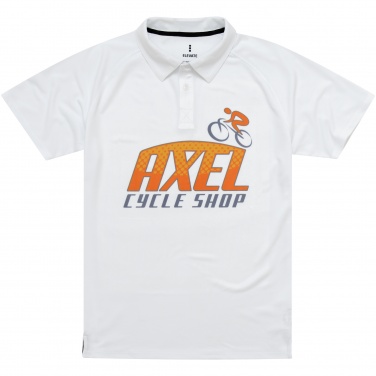 Logo trade promotional merchandise picture of: Ottawa short sleeve polo, white