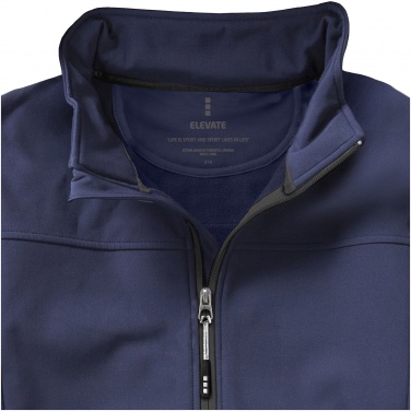 Logotrade promotional giveaway image of: Langley softshell jacket, navy