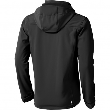 Logo trade promotional items picture of: Langley softshell jacket, dark grey