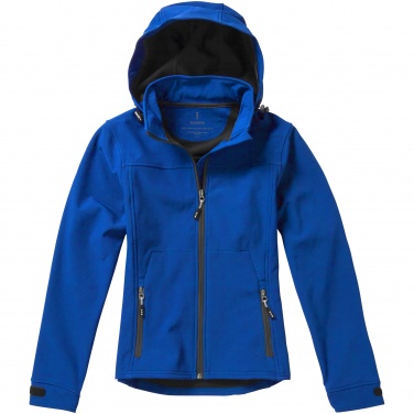 Logotrade promotional giveaways photo of: Langley softshell ladies jacket, blue