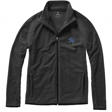 Logo trade promotional products picture of: Brossard micro fleece full zip jacket