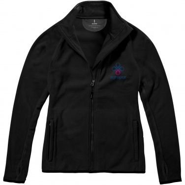 Logo trade promotional products image of: Brossard micro fleece full zip ladies jacket