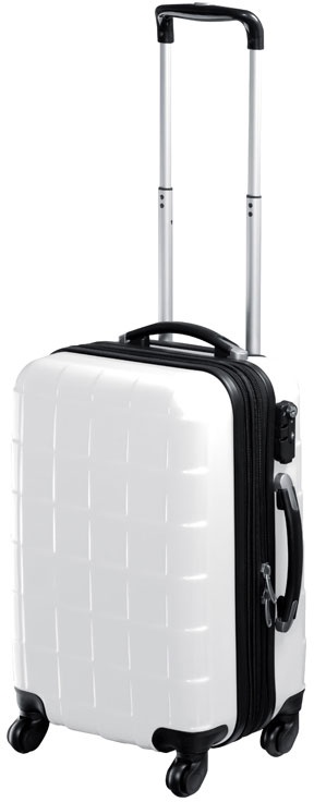 Logotrade promotional gift image of: CrisMa Suitcase, white