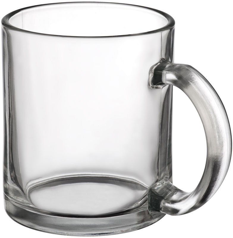 Logotrade promotional product image of: Glass mug, translucent