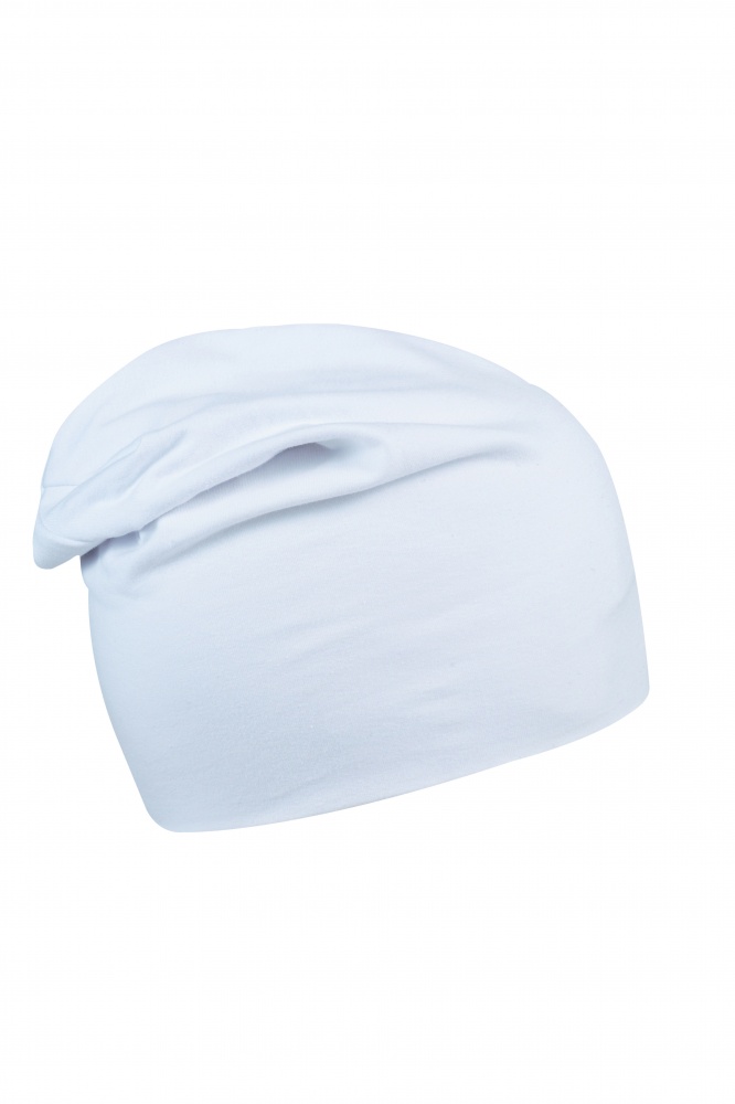 Logotrade promotional item image of: Beanie Long Jersey, white
