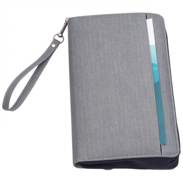 Logo trade promotional items image of: Document folder with power bank 4000 mAh