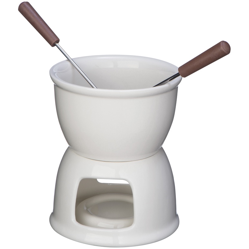 Logotrade advertising product picture of: Chocolate fondue set, white
