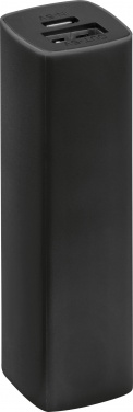 Logotrade promotional giveaway image of: Powerbank 2200 mAh with USB port in a box, Black