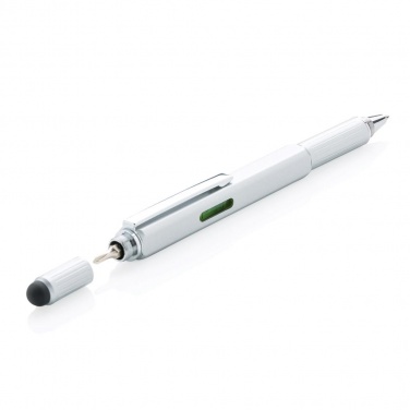 Logotrade promotional merchandise image of: 5-in-1 toolpen, silver