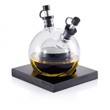 Logotrade business gift image of: Orbit oil & vinegar set, black