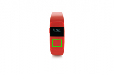 Logo trade promotional items image of: Activity tracker Keep fit, red