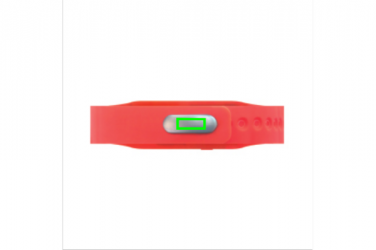 Logotrade promotional product image of: Activity tracker Keep fit, red