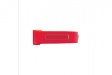 Logo trade advertising products picture of: Activity tracker Keep fit, red