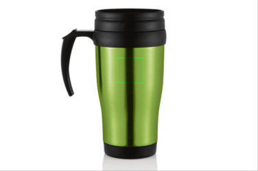 Logo trade corporate gift photo of: Stainless steel mug, green