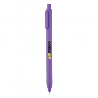 Logo trade promotional products image of: X1 pen, purple