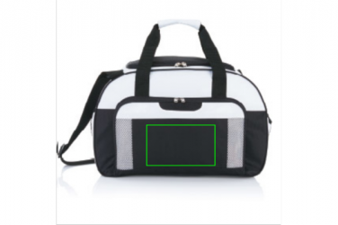 Logotrade corporate gift picture of: Supreme weekend bag, white/black