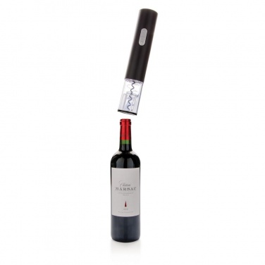 Logo trade business gift photo of: Electric wine opener - battery operated, black