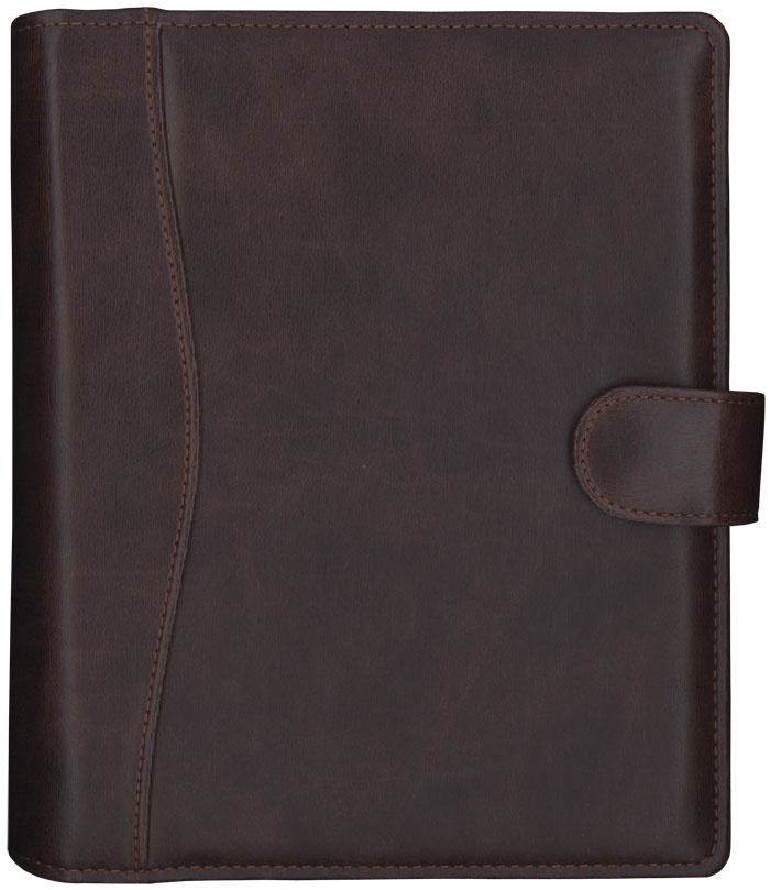 Logotrade business gift image of: Calendar Time-Master Maxi artificial leather brown