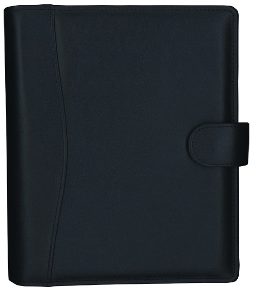 Logotrade promotional merchandise picture of: Calendar Time-Master Maxi leather black