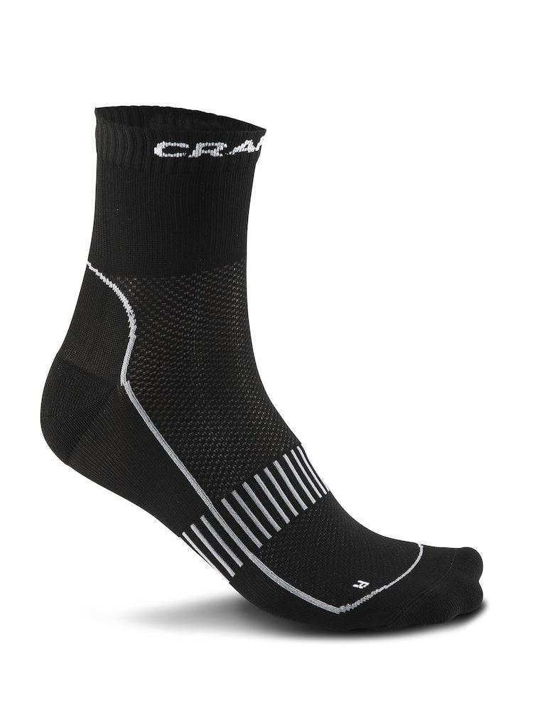 Logotrade promotional product image of: Cool Training 2-Pack Sock, black
