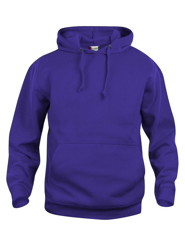 Logo trade promotional giveaways image of: Trendy hoody, purple