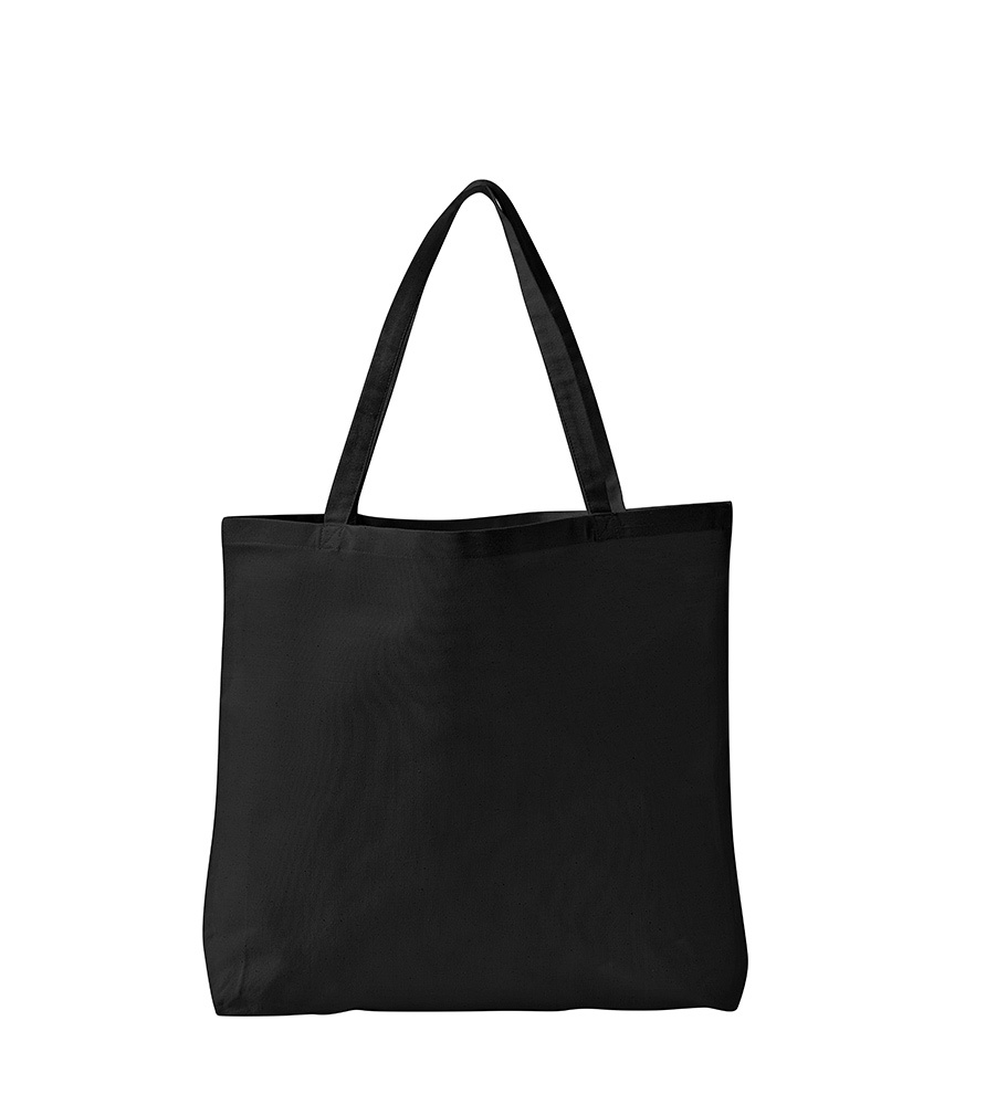 Logotrade promotional item picture of: Canvas bag GOTS, black
