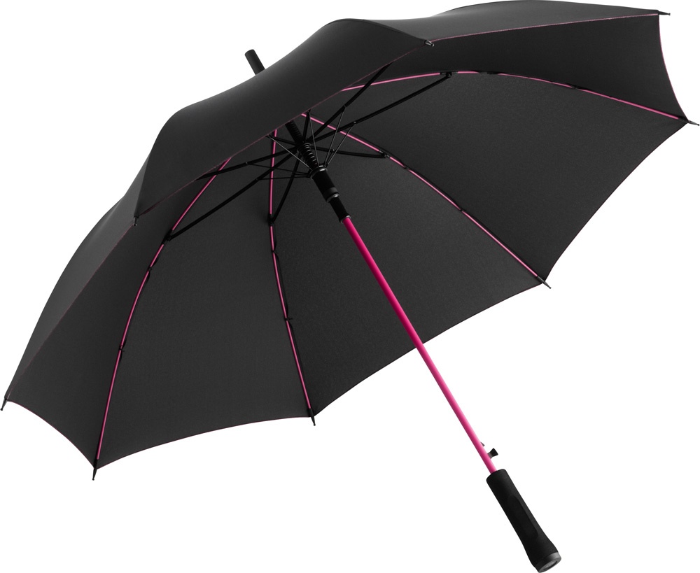Logotrade advertising product image of: AC regular umbrella Colorline, black/pink