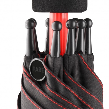 Logotrade promotional giveaway picture of: AC regular umbrella Colorline black/red