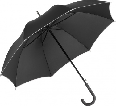 Logo trade promotional product photo of: AC alu midsize umbrella Windmatic, nlack