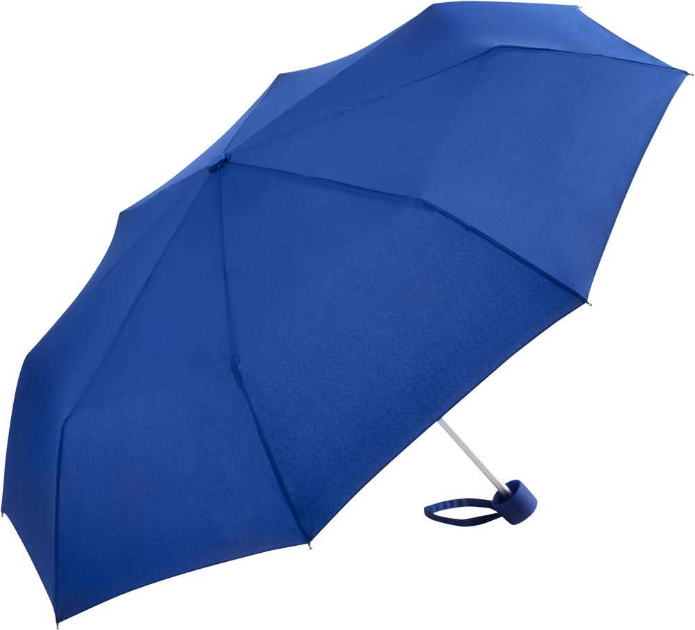 Logo trade corporate gifts picture of: Alu mini windproof umbrella, 5008, blue