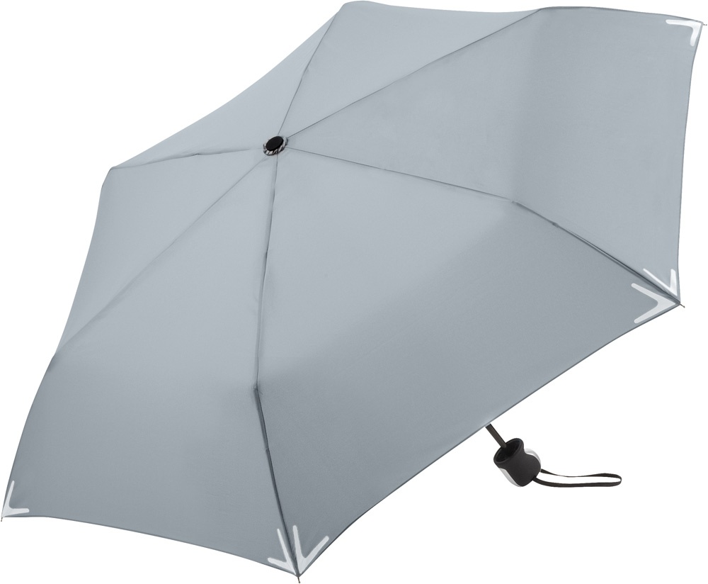 Logo trade promotional giveaways picture of: Mini umbrella Safebrella® 5071, Grey