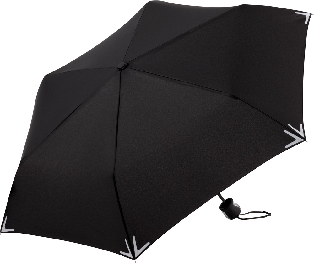 Logotrade promotional item image of: Mini umbrella Safebrella® 5071, Black