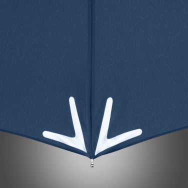 Logo trade promotional giveaways picture of: AC mini umbrella Safebrella® LED 5571, Blue