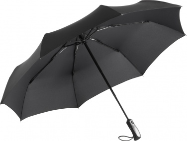 Logo trade promotional gifts image of: AOC oversize mini umbrella Stormmaster, black
