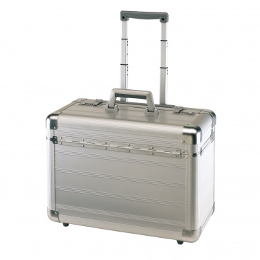 Logo trade promotional products image of: Aluminium trolley Office, silver