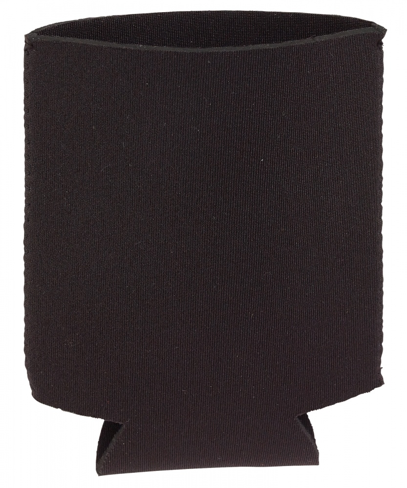 Logotrade advertising products photo of: Can holder STAY CHILLED, black